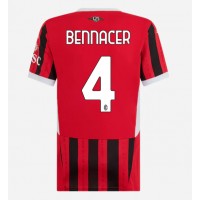 Maglia Calcio AC Milan Ismael Bennacer #4 Prima Divisa Donna 2024-25 Manica Corta